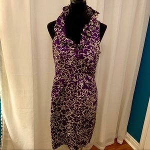 Taylor blue and purple dress